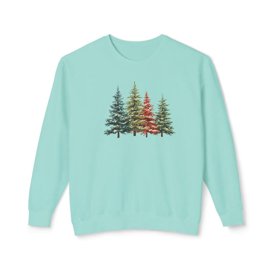 Pine Forest Watercolor Crew