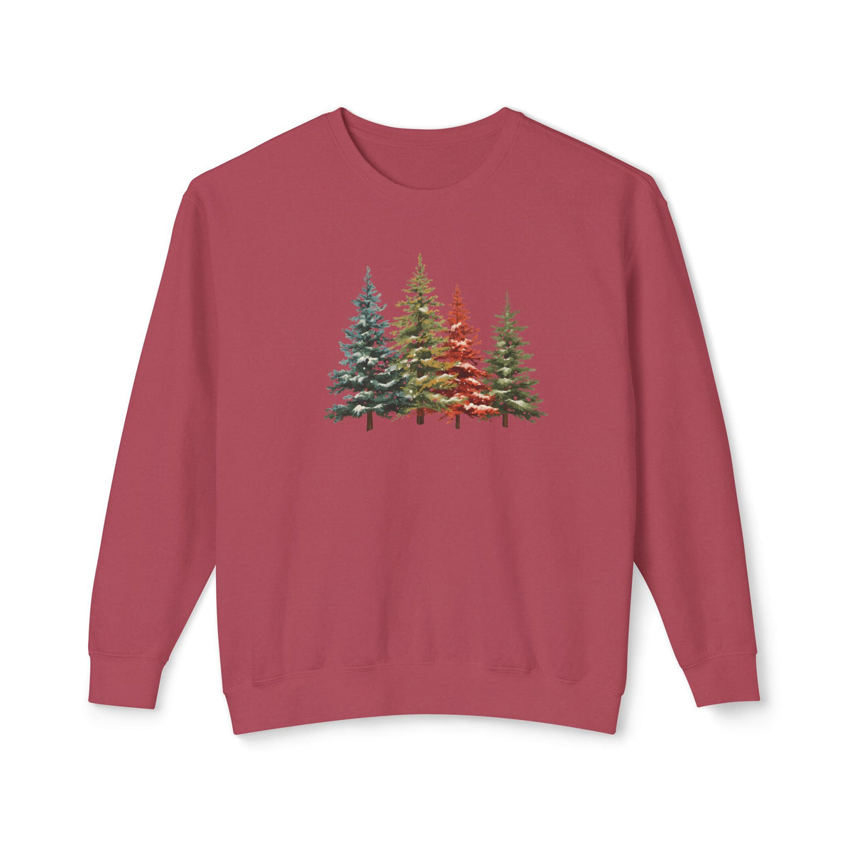 Pine Forest Watercolor Crew