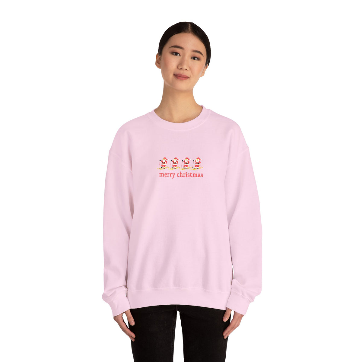 Embroidered Merry Christmas Crewneck