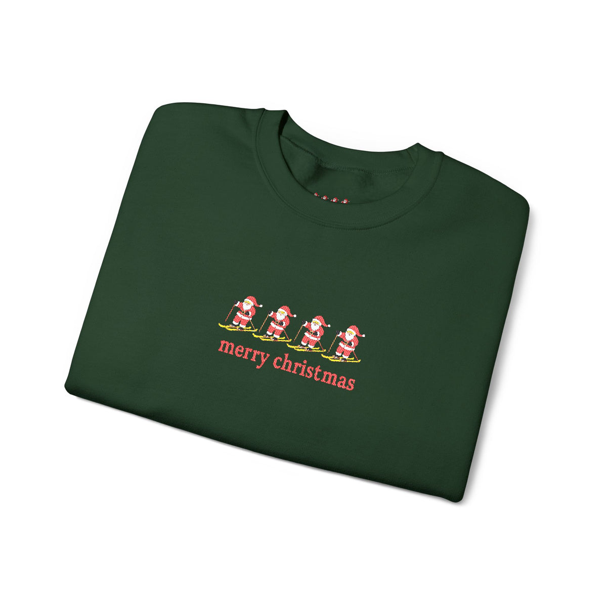 Embroidered Merry Christmas Crewneck