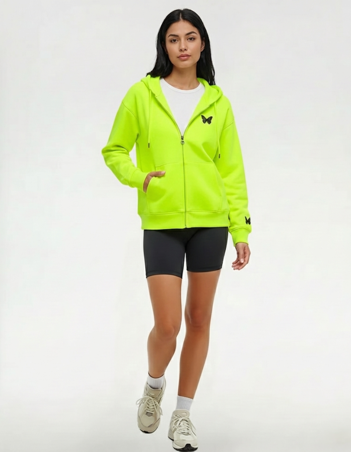 Eclipse Butterfly Zip Hoodie