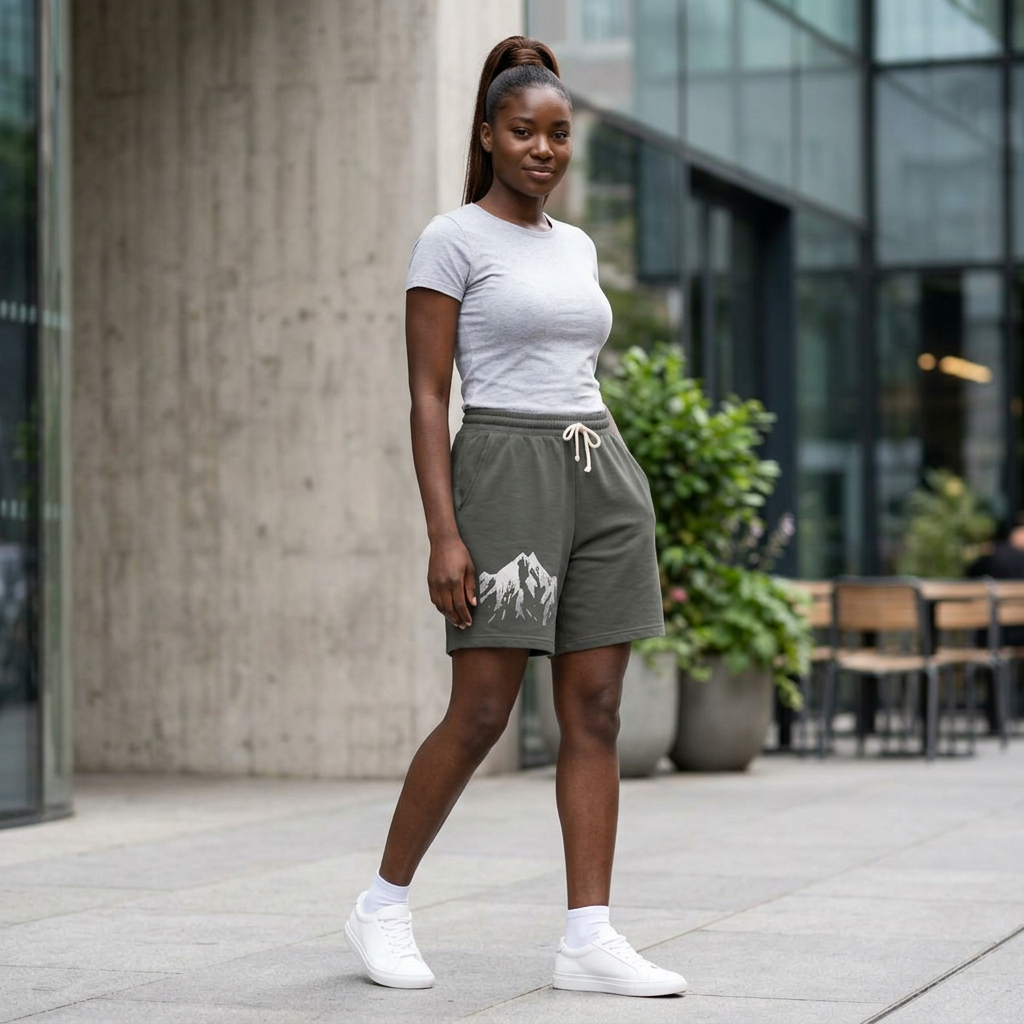 Mountain Peak Sweat Shorts