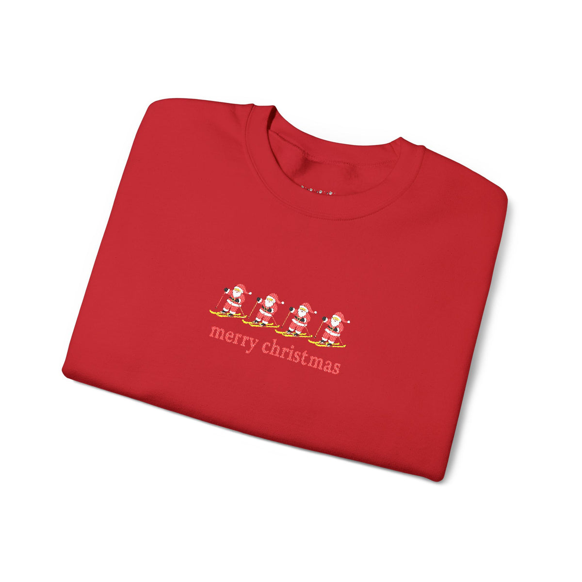 Embroidered Merry Christmas Crewneck