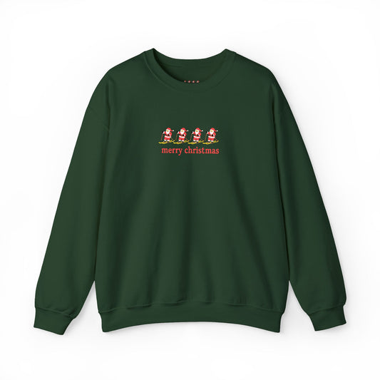 Embroidered Merry Christmas Crewneck